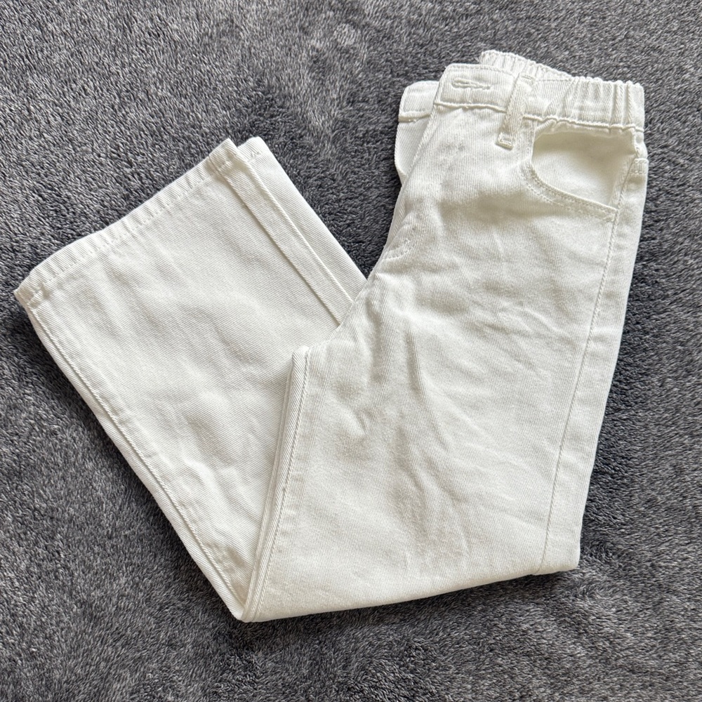 SHEIN White Textured Jeans